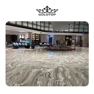 Nice Water Cloud Sand Slabs For Hotel Lobby Floor