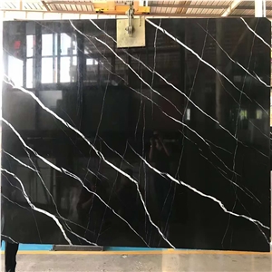 Polished Black Marquina For Coffee Table