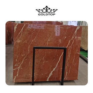 ROJO CORAL MARBLE SLABS POLISHED