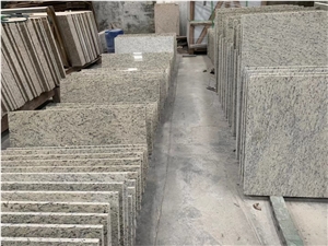 Suitable Natural Granite Brazil Giallo Samoa Granite Tiles