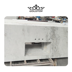 TILES & SLAB POLISHED ELBA WHITE MARBLE CLEAR TEXTURE