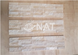 Vietnam Yellow Split Face Stacked Ledge Cultured Stone Panel