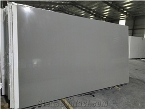 LQ-510 Vietnam Artificial Stone Big Size Grey Quartz Slabs
