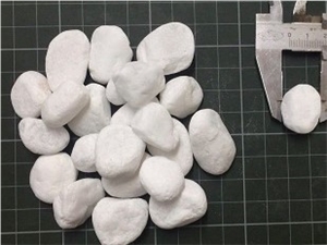 Tumbled White Pebble Stones Factory Manufacturer