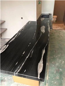 Black Granite Coffee Table Tops Titanium Round Work Tops