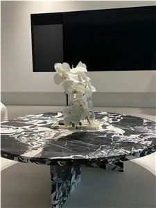 Commercial Furniture Arabescato Marble Side Coffee Table