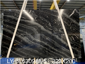 BLACK DRAGON MARBLE FOR BACKGROUND AND BATHROOM DECORATION