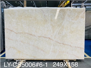 High Quality Of White Ice Onyx For Background ,Floor ,Wall