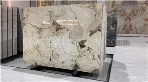 Luxury Pandora White Granite Polished Slabs