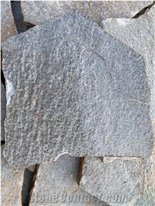 Grey Bulgarian Gneiss Flagstone- Face Wall Tiles