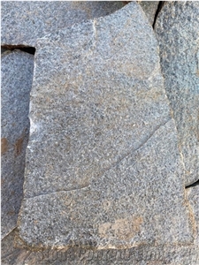 Silver Grey Gneiss Bulgarian Polygonal Flagstone Plates