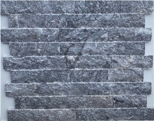 Kutahya Black Marble Wall Tiles - Split Finish