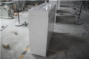 Pure Acrylic Solid Surface Airport Project Dispaly Counters