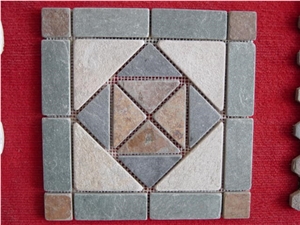 Mosaic Tiles Slate Mosaic Pattern Wall Mosaic