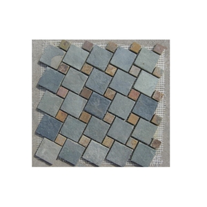 Natural Slate Pattern Floor Stone Mosaic