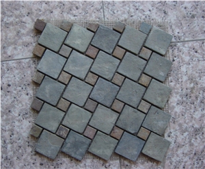 Natural Slate Pattern Floor Stone Mosaic