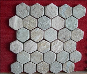 Natural Slate Pattern Floor Stone Mosaic