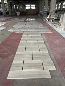 Ash Wood Marble Slab&Tiles For House Decoration