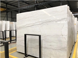 Factory Price Kwong Sal White Marble Slab&Tiles For Project