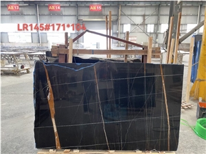 New Arrival Noir Aziza Marble Slab&Tiles For Project