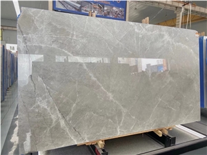 Tundra Grey Marble Slab&Tiles For Hotel Project