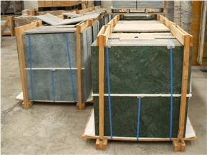 Indian Green Marble Tiles Polished