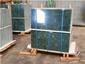 Indian Green Marble Tiles Polished