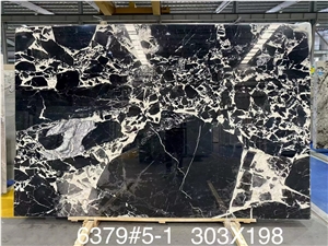 Black Grand Constantine Marble Slabs
