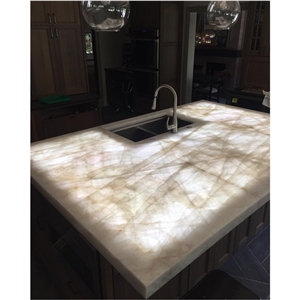 Luxury Iceberg Quartzite Kitchen Countertop