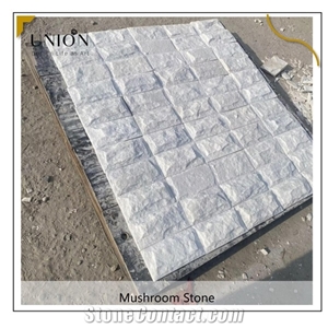 Outdoor Wall Cover White Split Quartzite Stone Panels For Wall