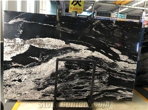 Chinese Cosmic Black Granite Slabs & Tiles