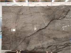 Silver River Marble Stone Slab For Interior Decoration