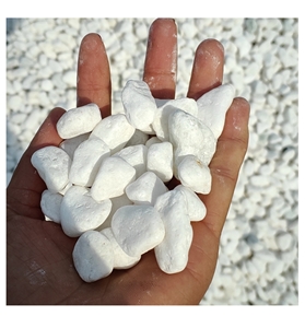 Natural Garden Decorative White Pebble Stones