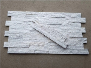 Natural White Quartzite Stone Veneer Cladding