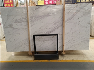 Good Quality Greece Volakas White Big Marble Slabs