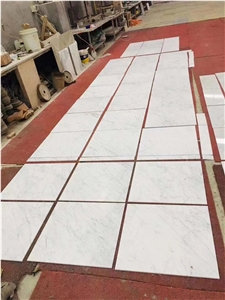 Italy Bianco Carrara White Marble Tiles
