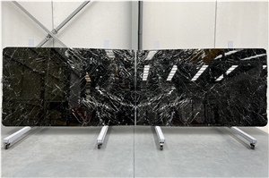 Nero Canfranc - Nero Marquina Marble In Slabs