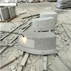 Padang White New G603 Granite Curved Kerbstone/Curbstone