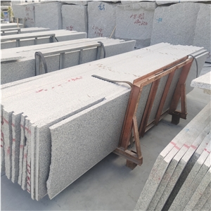 Wholesale Jinjiang White Granite G603 Flamed Half Slabs