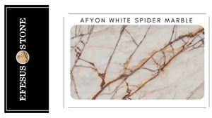 Afyon White Spider Marble