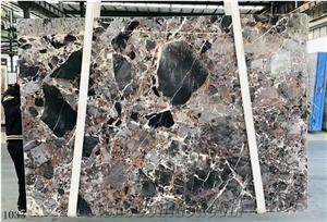 Brazil Chocolate Bordeaux Marble Polished For Interior Use