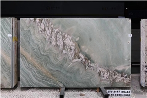 Brazil Maestro Green Quartzite Big Slab Home Wall Background