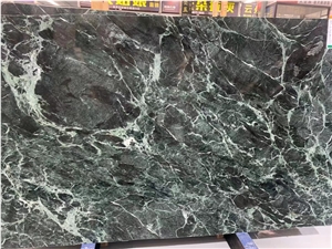 China Snowflake Green Marble Hotel Project Tile Use