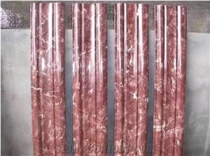 France Rosso Francia Marble Slabs For Outdoor Wall Design