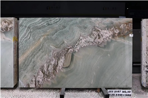 Maestro Green Quartzite Polished Slab Wall Background Tile