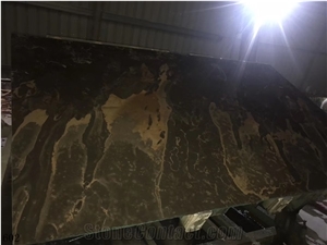 Turkey Venus Black Marble Large Size Slabs For Living Room
