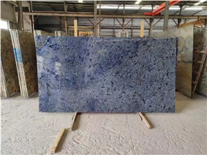 Azul Bahia Granite Polished Luxury Slabs Floor Tiles