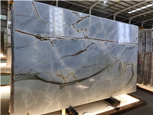 Blue Roma Natural Wall/Floor Tiles Luxury Slabs Quartzite