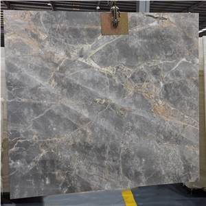 GOLDTOP OEM/ODM Marmer Michelle Grey  Marble Polished Slabs