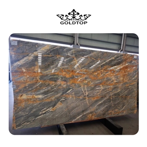 GOLDTOP OEM/ODM Pascal Grey Marble Slabs